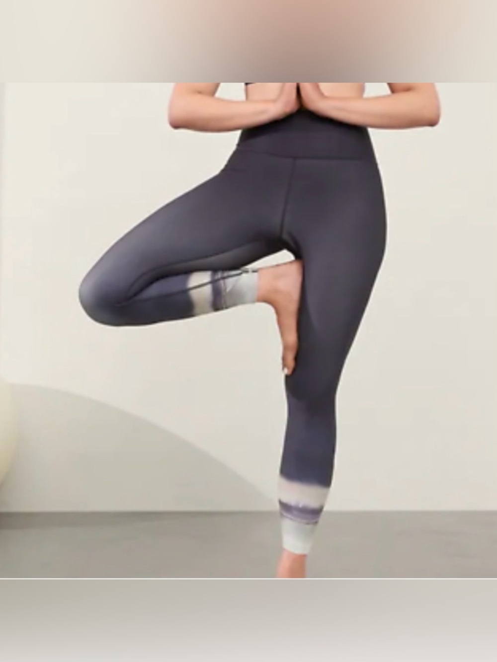 NWOT Athleta Elation 7/8 Tight - Marlowe Abstract Navy